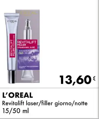 Iper Tosano L'OREAL Revitalift laser/filler giorno/notte offerta