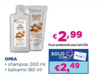 Acqua & Sapone OMIA shampoo balsamo offerta