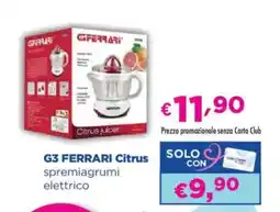 Acqua & Sapone G3 FERRARI Citrus spremiagrumi elettrico offerta