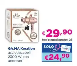 Acqua & Sapone GA.MA Keration asciugacapelli 2300 W con accessori offerta