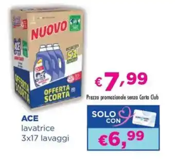 Acqua & Sapone ACE lavatrice 3x17 lavaggi offerta