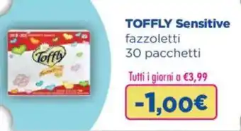 Acqua & Sapone TOFFLY Sensitive fazzoletti 30 pacchetti offerta