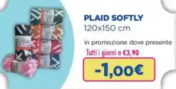 Acqua & Sapone Plaid softly 120x150 cm offerta