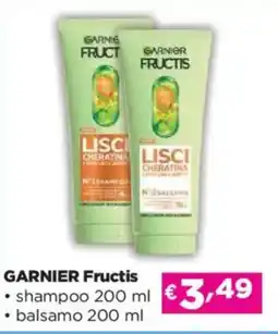 Acqua & Sapone GARNIER Fructis shampoo balsamo offerta