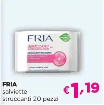 Acqua & Sapone FRIA salviette struccanti 20 pezzi offerta