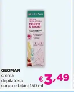 Acqua & Sapone GEOMAR crema depilatoria corpo e bikini offerta