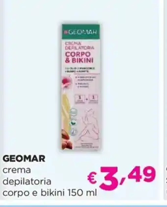 Acqua & Sapone GEOMAR crema depilatoria corpo e bikini offerta