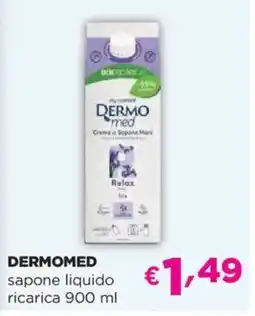 Acqua & Sapone DERMOMED sapone liquido ricarica offerta