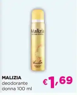 Acqua & Sapone MALIZIA deodorante donna offerta