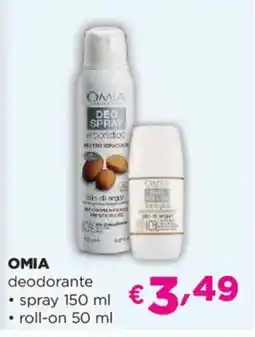 Acqua & Sapone OMIA deodorante offerta