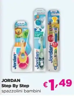 Acqua & Sapone JORDAN Step By Step spazzolini bambini offerta