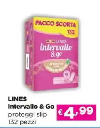 Acqua & Sapone LINES Intervallo & Go proteggi slip offerta