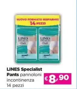 Acqua & Sapone LINES Specialist Pants pannoloni incontinenza offerta