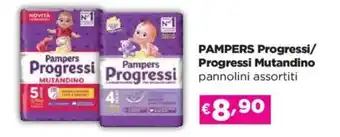 Acqua & Sapone PAMPERS Progressi/ Progressi Mutandino offerta