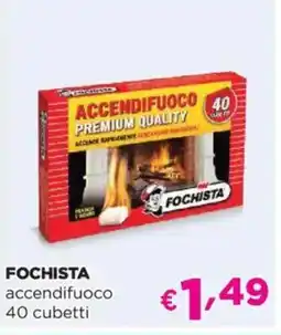 Acqua & Sapone FOCHISTA accendifuoco 40 cubetti offerta