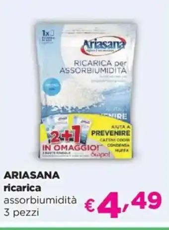 Acqua & Sapone ARIASANA ricarica assorbiumidità offerta