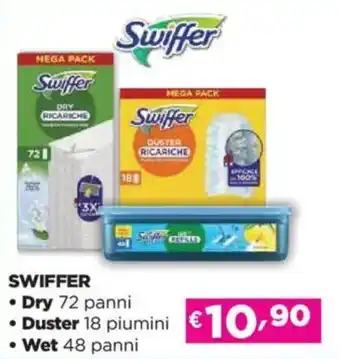 Acqua & Sapone SWIFFER Dry 72 panni offerta