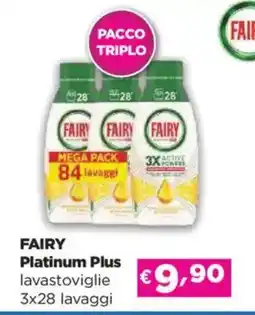 Acqua & Sapone FAIRY Platinum Plus lavastoviglie offerta