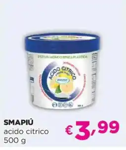 Acqua & Sapone SMAPIÚ acido citrico offerta