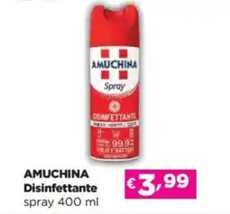 Acqua & Sapone AMUCHINA Disinfettante spray offerta