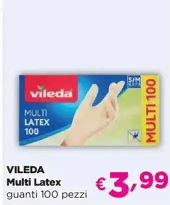 Acqua & Sapone VILEDA Multi Latex guanti 100 pezzi offerta