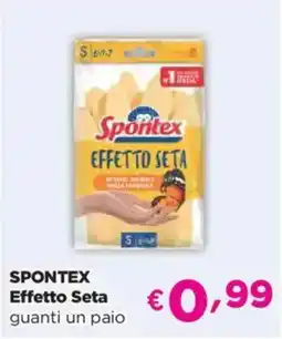 Acqua & Sapone SPONTEX Effetto Seta guanti un paio offerta