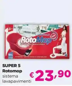 Acqua & Sapone SUPER 5 Rotomop sistema lavapavimenti offerta