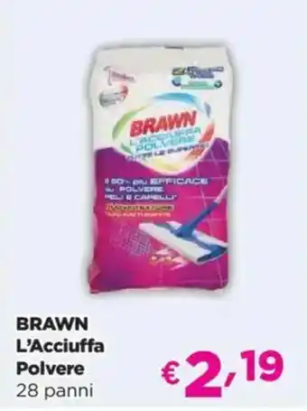 Acqua & Sapone BRAWN L'Acciuffa Polvere 28 panni offerta