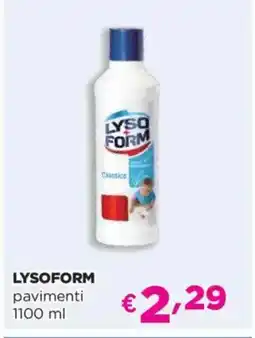 Acqua & Sapone LYSOFORM pavimenti offerta