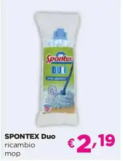 Acqua & Sapone SPONTEX Duo ricambio mop offerta