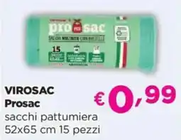 Acqua & Sapone VIROSAC Prosac sacchi pattumiera offerta