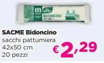 Acqua & Sapone SACME Bidoncino sacchi pattumiera offerta