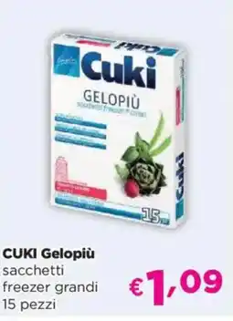 Acqua & Sapone CUKI Gelopiù sacchetti freezer grandi offerta