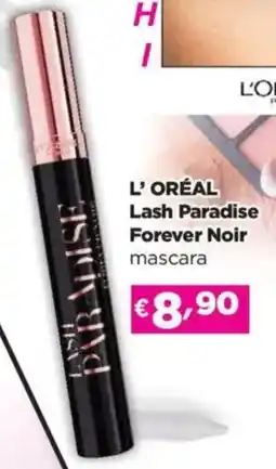 Acqua & Sapone L'ORÉAL Lash Paradise Forever Noir mascara offerta