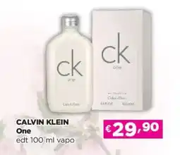 Acqua & Sapone CALVIN KLEIN One edt vapo offerta