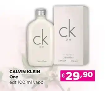 Acqua & Sapone CALVIN KLEIN One edt vapo offerta