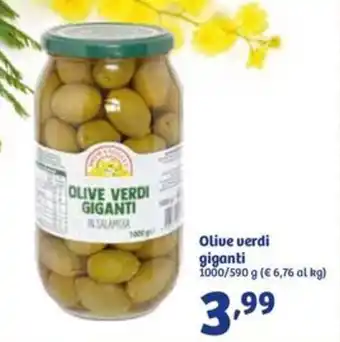 In'S Mercato Olive verdi giganti offerta