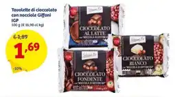 In'S Mercato Tavolette di cioccolato con nocciole Giffoni IGP offerta