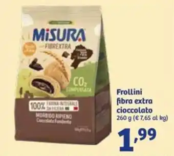 In'S Mercato Frollini fibra extra cioccolato offerta