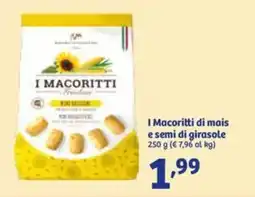 In'S Mercato I Macoritti di mais e semi di girasole offerta