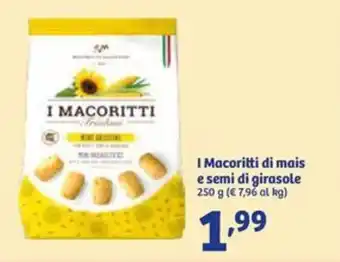 In'S Mercato I Macoritti di mais e semi di girasole offerta