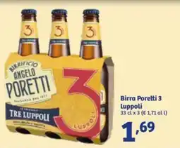 In'S Mercato Birra Poretti 3 Luppoli offerta