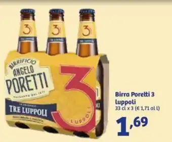 In'S Mercato Birra Poretti 3 Luppoli offerta