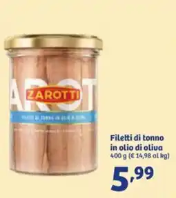 In'S Mercato Filetti di tonno in olio di oliva offerta