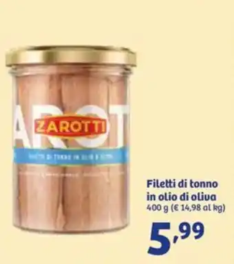 In'S Mercato Filetti di tonno in olio di oliva offerta