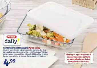 In'S Mercato Contenitore rettangolare Pyrex Daily offerta