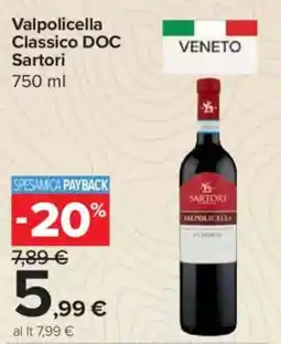 Carrefour Express Valpolicella Classico DOC Sartori offerta