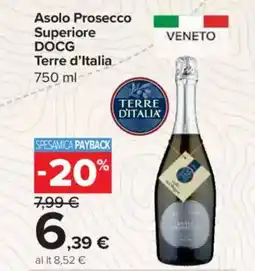 Carrefour Express Asolo Prosecco Superiore DOCG Terre d'Italia offerta