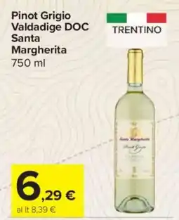 Carrefour Express Pinot Grigio Valdadige DOC Santa Margherita offerta