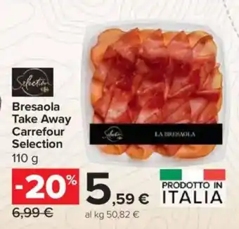 Carrefour Express Bresaola Take Away Carrefour Selection offerta